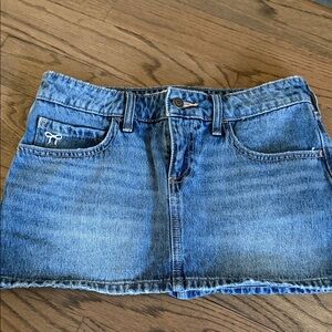 Hollister Denim Mini Skort size 26 (2)